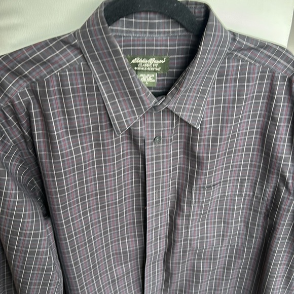 Eddie Bauer Classic Fit Button Down Cotton Shirt Size L - Picture 6 of 17